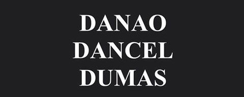 3D: Danao, Dancel, Dumas